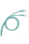 LEGRAND 033703 patch kábel RJ45-RJ45 Cat8 árnyékolt (S/FTP) LSZH (LSOH) 2 méter türkíz LCS3