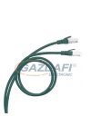 LEGRAND 033708 patch kábel RJ45-RJ45 Cat8 árnyékolt (S/FTP) LSZH (LSOH) 0,5 méter zöld LCS3