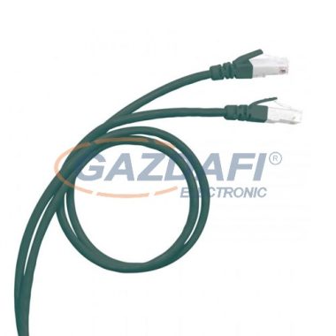 LEGRAND 033708 patch kábel RJ45-RJ45 Cat8 árnyékolt (S/FTP) LSZH (LSOH) 0,5 méter zöld LCS3