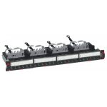   LEGRAND 033772 patch panel 19''-1U 24xRJ45 Cat6A árnyékolt (STP) 6xRJ45 kazettás/LCS3 gyorscsatlakozós portok egyenes 500MHz 10Gigabit