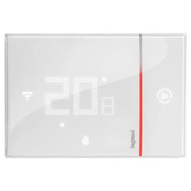 LEGRAND 049038 Smarther 2 Wi-Fi okostermosztát, 250 V~, süllyesztett kivitel, fehér