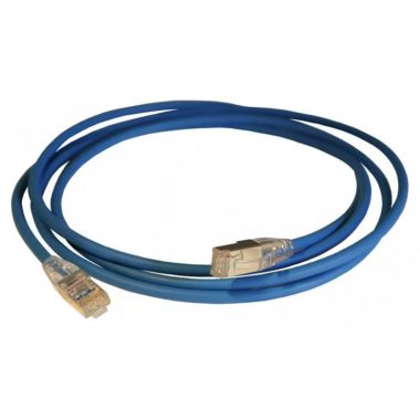 LEGRAND 051542 patch kábel RJ45-RJ45 Cat6 árnyékolt (F/UTP) LSZH (LSOH) 2 méter kék d: 4,2mm AWG28 LCS3