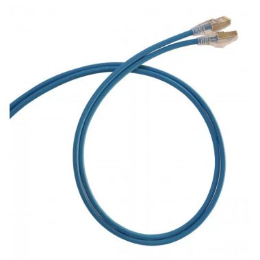 LEGRAND 051543 patch kábel RJ45-RJ45 Cat6 árnyékolt (F/UTP) LSZH (LSOH) 3 méter kék d: 4,2mm AWG28 LCS3