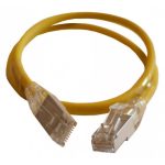   LEGRAND 051550 patch cable RJ45-RJ45 Cat6A shielded (S/FTP) LSZH (LSOH) 0.5 meter yellow d: 5.2mm AWG28 LCS3