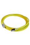 LEGRAND 051552 patch kábel RJ45-RJ45 Cat6A árnyékolt (S/FTP) LSZH (LSOH) 2 méter sárga d: 5,2mm AWG28 LCS3