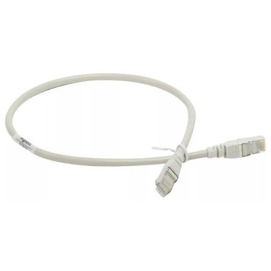 LEGRAND 051814 patch kábel RJ45-RJ45 Cat5e árnyékolt (F/UTP) PVC 0,5 méter szürke d: 6mm AWG26 LCS3