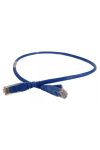 LEGRAND 051818 patch kábel RJ45-RJ45 Cat6 árnyékolatlan (U/UTP) PVC 0,5 méter kék d: 6mm AWG24 LCS3