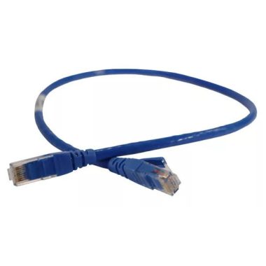 LEGRAND 051818 patch kábel RJ45-RJ45 Cat6 árnyékolatlan (U/UTP) PVC 0,5 méter kék d: 6mm AWG24 LCS3