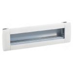   LEGRAND 053560 Empty recessed office module, aluminum, 8 modules wide, can be assembled with Program Mosaic fittings, white