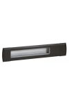 LEGRAND 053565 Empty recessed office module, aluminum, 12 modules wide, can be installed with Program Mosaic fittings, black color