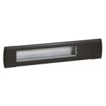   LEGRAND 053565 Empty recessed office module, aluminum, 12 modules wide, can be installed with Program Mosaic fittings, black color