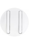 LEGRAND 065002 Céliane double narrow key, white