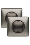 LEGRAND 067623 Paired Set: Alternative Switching - 1 Smart Switch + 1 Wireless Switch Celiane Netatmo Graphite Gray