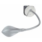   LEGRAND 067656 Céliane reading lamp with switch, white, flexible stem