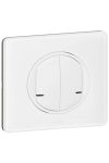 LEGRAND 067722 Celiane Smart Chandelier Switch (Executive), Recessed, Supplied with Decorative Frame, White, Phase-Zero Powered, with Two Separately Switched Phase Outlets, Connectable to Gateway - Le