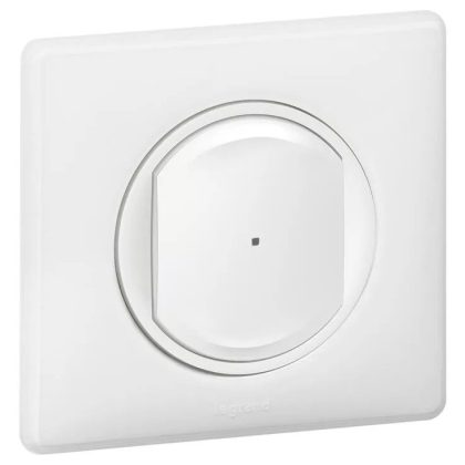   LEGRAND 067797 Celiane smart single-pole switch / dimmer (executive), recessed, with decorative frame, white, phase / zero supply with single-phase output, pulse input, connectable to gateway -Netatmo