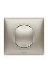 LEGRAND 067798 Celiane Smart Single-Pole Switch / Dimmer (Executive), Recessed, with Decorative Frame, Titanium, Phase / Zero Powered Single Phase Output, Pulse Input, Connectable to Gateway - Netatmo