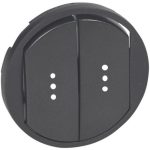   LEGRAND 067904 Céliane double key, light indicator, graphite