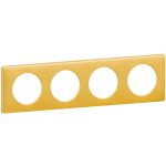 LEGRAND 068794 Céliane frame 4 brass