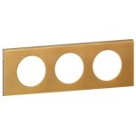 LEGRAND 069133 Céliane frame 3 in bright bronze