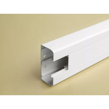 LEGRAND 075602 DLP bepattintható kábelcsatorna, 105 x 50 mm, 1 rekeszes, 45 mm-es fedéllel, 2 m, fehér