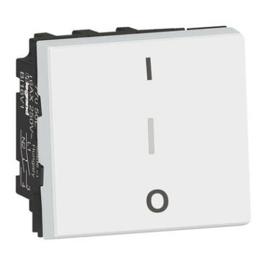 LEGRAND 077050L Program Mosaic two-pole switch 20A, 2m, white