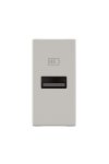 LEGRAND 077651L Program Mosaic 1 x USB-A töltőaljzat - 3 A - 15 W, 1 modul, alumínium