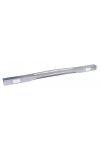 LEGRAND 078332 Bedside lamp strip with LED light source, expandable with 4 Program Mosaic modules on both sides, aluminium, grey, antimicrobial, length: 1.4 m