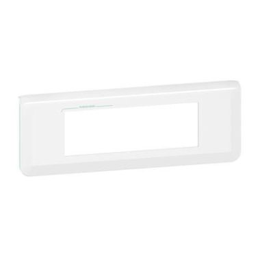 LEGRAND 078726L Program Mosaic frame, 6 modules, horizontal, white, antimicrobial