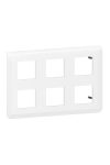 LEGRAND 078832L Program Mosaic frame 2x3x2m, horizontal, white