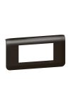 LEGRAND 079054L Program Mosaic frame 1x4m, horizontal, anthracite