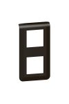 LEGRAND 079062L Program Mosaic 2x2 modular frame, vertical, anthracite