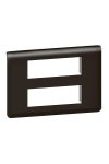 LEGRAND 079076L Program Mosaic 2x6 modular frame, horizontal, anthracite