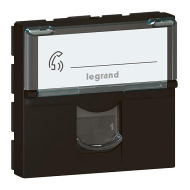 LEGRAND 079165L Program Mosaic RJ45 aljzat Cat 6 FTP, 2 modul, matt fekete