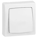   LEGRAND 086004 Oteo cross switch, 10 AX - 250 V ~, white RAL 9010