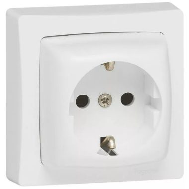 LEGRAND 086029 Oteo 2P + F socket, 16 A - 250 V ~, white RAL 9010