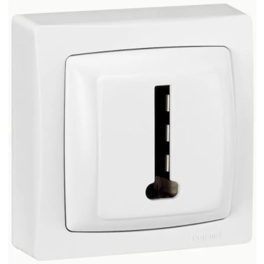 LEGRAND 086038 Oteo wall-mounted telephone socket 1xRJ11 8-pin