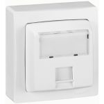   LEGRAND 086047 Oteo RJ 45 Cat.6 FTP IT socket, 9-pin, white RAL 9010