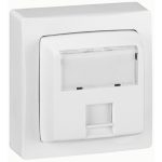   LEGRAND 086059 Oteo RJ 45 Cat.5e UTP IT socket, 8-pin, white RAL 9010