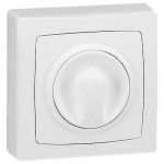   LEGRAND 086068 Oteo rotary knob dimmer 40 - 400 W, min. load: 40 W, resp. 40 VA, 10 AX - 250 V ~, white RAL 9010