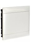 LEGRAND 137147 PractiboxS flush-mounted distributor (650°C), with white door, protective ground and neutral distribution terminal, 2 rows 18 modules