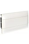 LEGRAND 137166 PractiboxS flush-mount distribution board in plasterboard (850°C), with white door, protective ground and neutral distribution terminal, 1 row 18 modules