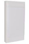 LEGRAND 137209 PractiboxS external distributor (650°C), with white door, protective ground and neutral terminal, 4 rows 18 modules