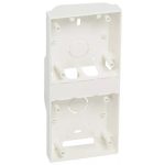   LEGRAND 138094 Double accent box cat. number 1 380 for 69/68/23/25/48/71/73/74 signaling devices, white RAL 9003