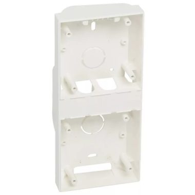 LEGRAND 138094 Double accent box cat. number 1 380 for 69/68/23/25/48/71/73/74 signaling devices, white RAL 9003