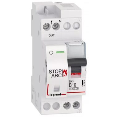 LEGRAND 415920 DX3 Stop Arc Íveszárlat érzékelő kismegszakító B10 6000A alsó betáp BIC