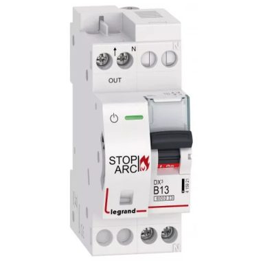LEGRAND 415921 DX3 Stop Arc Arc fault detection mini-circuit breaker B13 6000A bottom feeder BIC