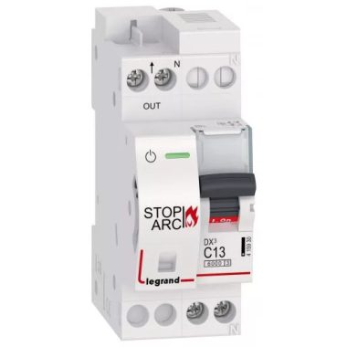 LEGRAND 415930 DX3 Stop Arc Arc fault detection mini-circuit breaker C13 6000A bottom feeder BIC