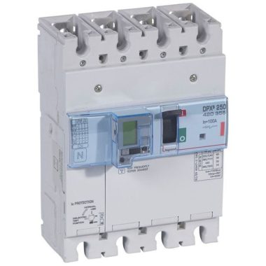 LEGRAND 420355 DPX3 250 100A 4P + ÁVK S2 36kA combined circuit