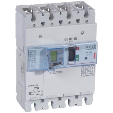 LEGRAND 420357 DPX3 250 160A 4P + ÁVK S2 36kA combined circuit